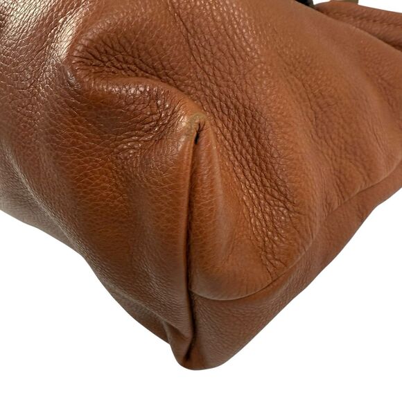 Heather Borg Italian Leather Tote Bag Pebbled Shoulder Bag - Picture 6 of 13